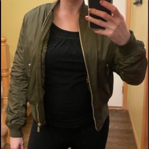 Olive Green TOPSHOP Jacket, NWT